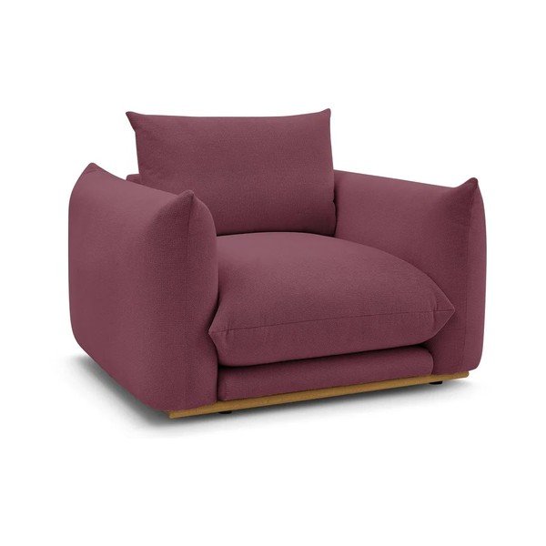 Кресло в цвят бордо Ernest – Bobochic Paris