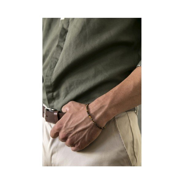 Мъжка зелена гривна Moss - Monomen-image-3