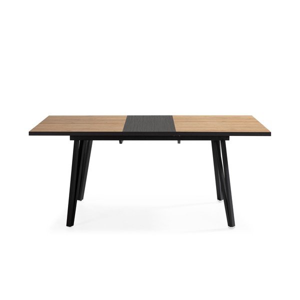 Маса за хранене с дъбов плот 90x140 cm Cleo - Marckeric-image-3