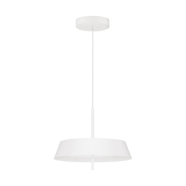 Бяло алуминиево LED затъмняващо се висящо осветително тяло ø 45 cm Velio – Nova Luce