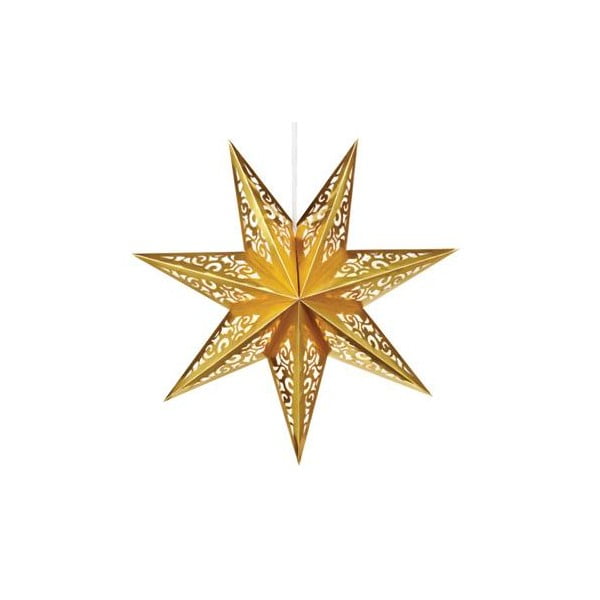 Svítící hvězda Valby Gold, 75 cm