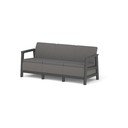 Сив градински диван Scandi Linea – Keter