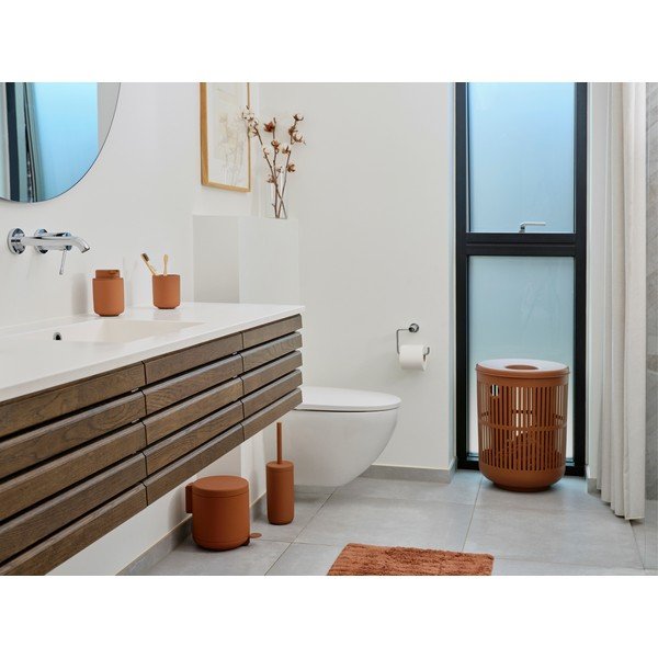 Оранжев пластмасов кош за пране 60 l Ume – Zone-image-1