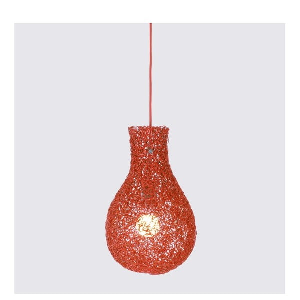 Závěsná lampa Lampion, červená