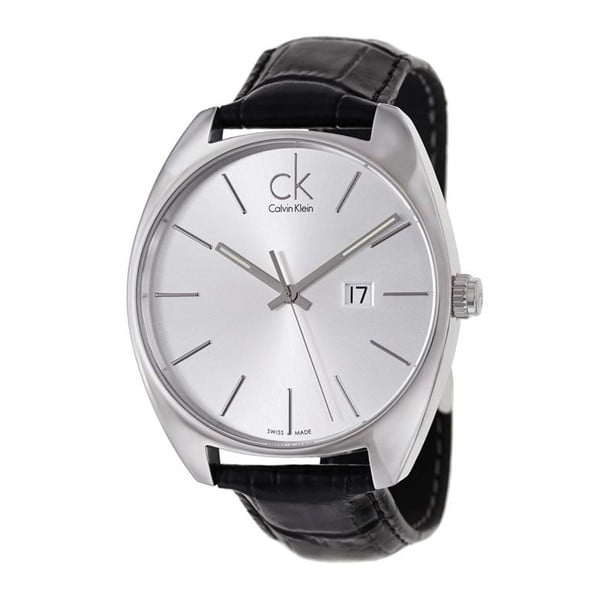 Pánské hodinky s koženým řemínkem Calvin Klein