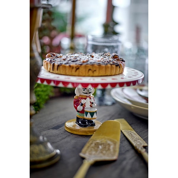Глинена стойка за десерти с коледен мотив Jolly – Bloomingville-image-1