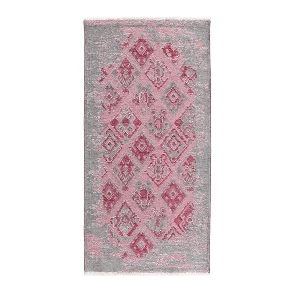 Růžovo-šedý oboustranný koberec Homemania Maleah, 77 x 200 cm