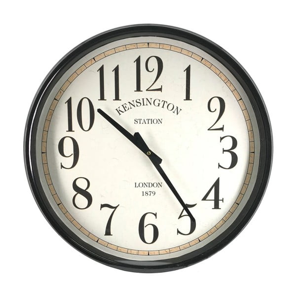 Стенен часовник Gales Station, ⌀ 50 cm - Moycor