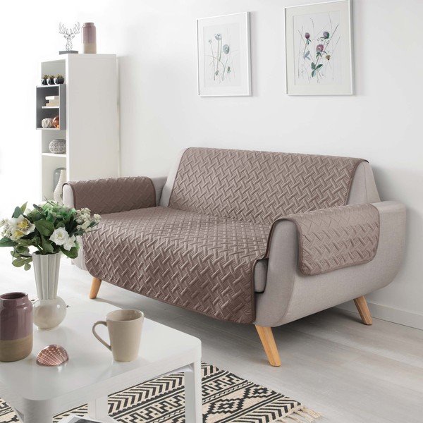 Кафява ластична калъфка за 4-местен диван Lounge – douceur d'intérieur-image-2