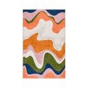 Оранжев килим подходящ за пране 60x100 cm Squiggly Orange – Mila Home