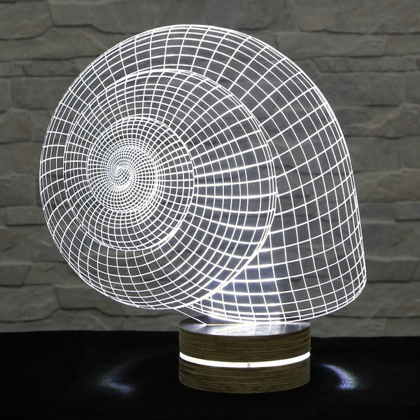 3D stolní lampa Snail