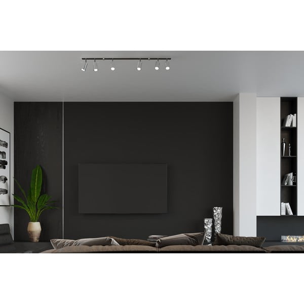 Метален прожектор в сребрист цвят 6x30 cm Etna – Sollux-image-2