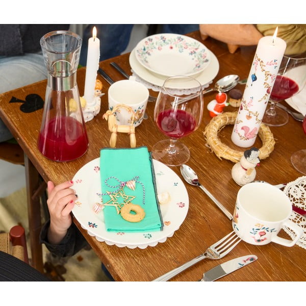 Свещ с коледен мотив, време на горене 56 часа Grand Cru Cottage 2025 – Rosendahl-image-1