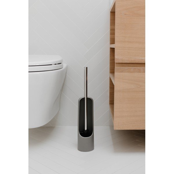 Сива пластмасова четка за тоалетна Touch - Umbra-image-3