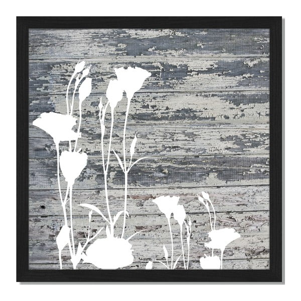 Obraz v rámu Liv Corday Provence Wood & Flowers, 40 x 40 cm