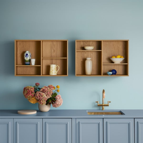 Висяща библиотека от декор от дъб  в естествен цвят 89x61 cm Mistral – Hammel Furniture-image-1