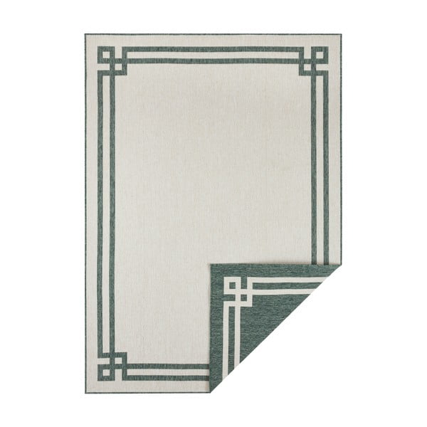 Зелен и кремав килим на открито , 80 x 150 cm Manito - NORTHRUGS