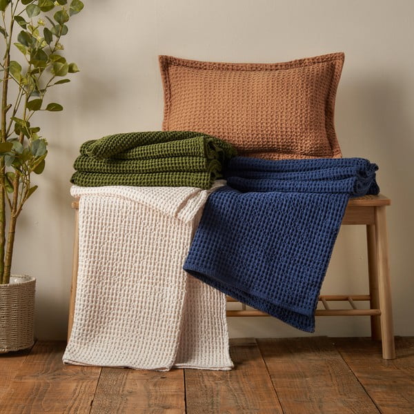 Памучна декоративна възглавница 30x50 cm Jaipur Chunky Waffle – Pineapple Elephant-image-4