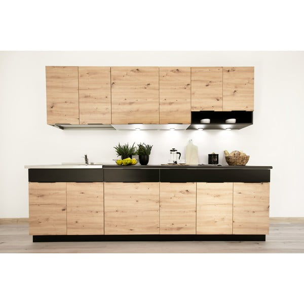 Права кухня без плот (без сглобяване) 260 cm Kian – STOLKAR-image-1