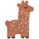 Кафяв памучен детски килим подходящ за пране/ръчно изработен 89x120 cm Snuggle Gino – Hanse Home