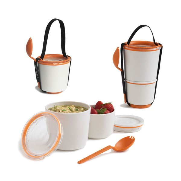 Оранжево черно + саксия за обяд Blum - Black + Blum-image-1