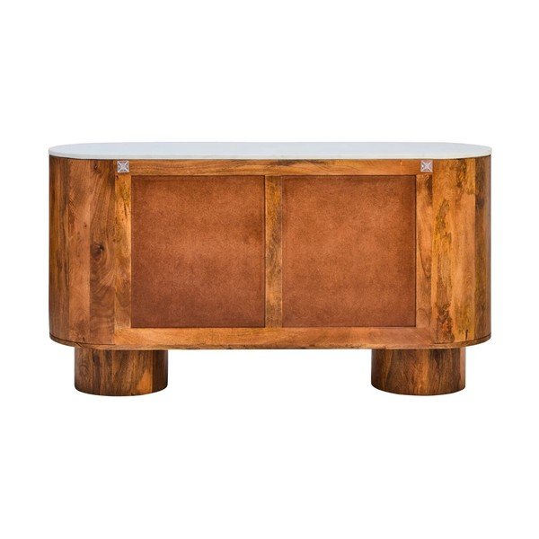 Скрин от масивно манго в естествен цвят 140x75x45 cm Torcino – Premier Housewares-image-4