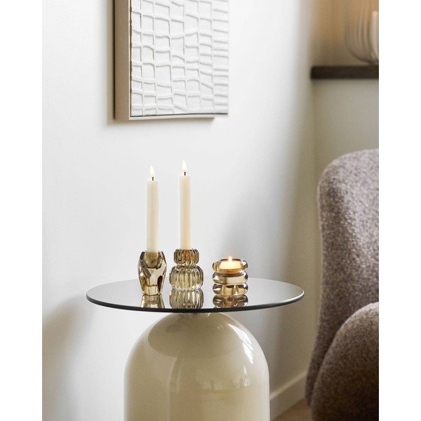 Стъклени свещници в комплект за чаена свещ 3 бр. – House Nordic-image-2