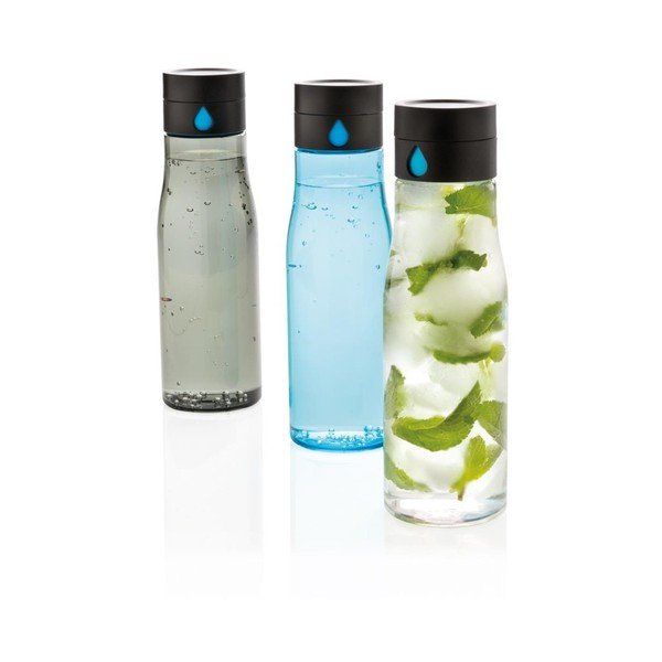 Černá cestovní láhev XD Design Aqualicious, 600 ml-image-4