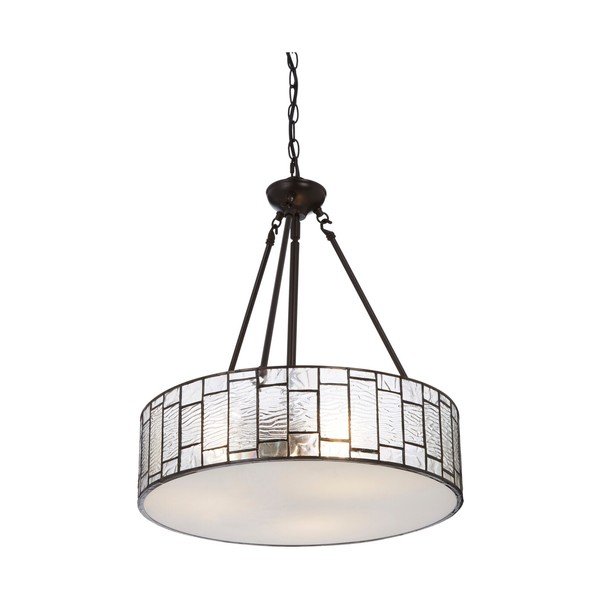 Метално висящо осветително тяло със стъклен абажур ø 46 cm Waldorf – Premier Housewares-image-3