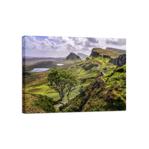 Картина на платно Шотландия Природа, 85 x 113 cm - Styler