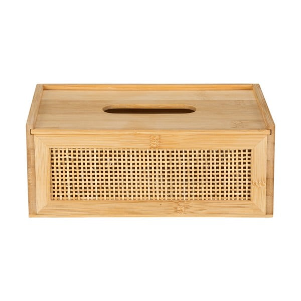 Ратаново-бамбукова кутия за носни кърпички Allegre - Wenko-image-1
