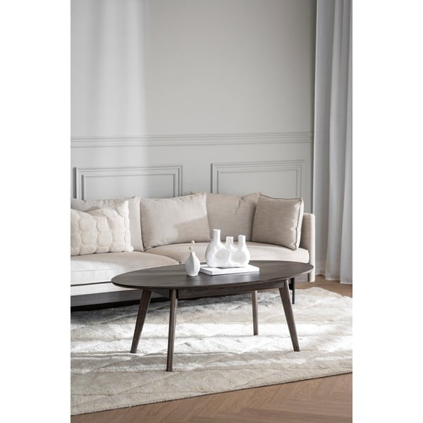 Масичка за кафе в дъбов декор в естествен цвят 130x65 cm Yumi - Rowico-image-1