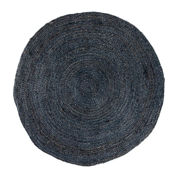 Тъмно сив кръгъл килим, ø 150 cm Bombay - House Nordic