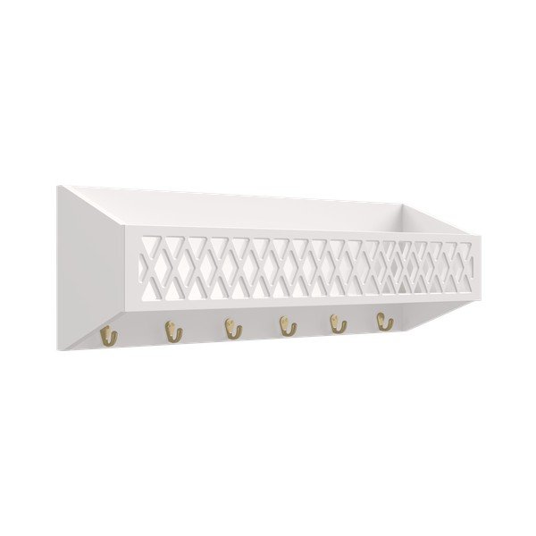 Бяла стенна детска закачалка 75x25 cm Harlequin – Cam Cam Copenhagen