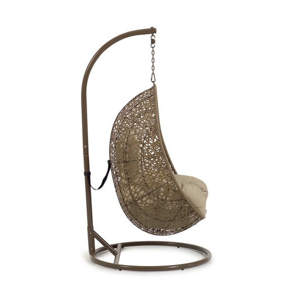 Висящ градински стол със стойка Florina - Kave Home-image-2