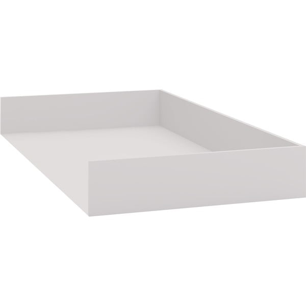 Bílá přídavná zásuvka pod jednolůžkovou postel Vox Evolve