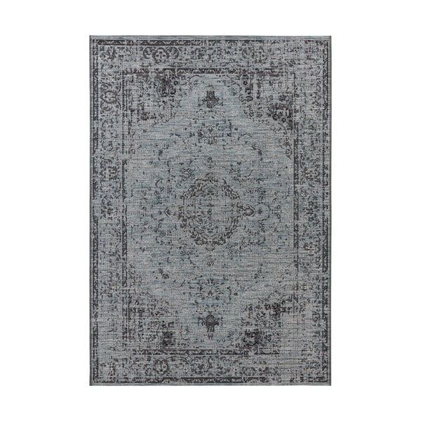 Син килим на открито Curious Cenon, 77 x 150 cm - Elle Decoration