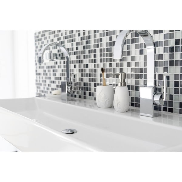 Бяла полирезинова чаша за четка за зъби Maloto - Wenko-image-1