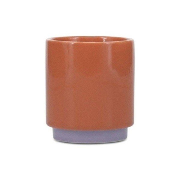 Оранжева/лилава глинена чаша 130 ml Duo – ONA