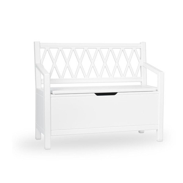 Бяла детска пейка Harlequin – Cam Cam Copenhagen