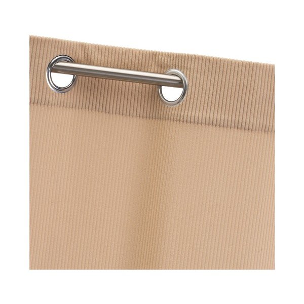 Светлокафяво перде от рипсено кадифе 140x260 cm Merely – Casa Selección-image-3