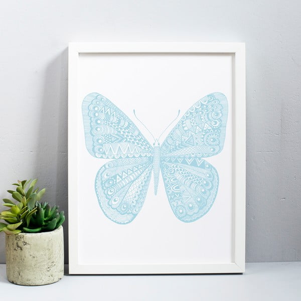 Plakát Karin Åkesson Design Butterfly Blue, 30x40 cm