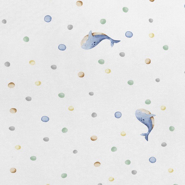 Детска калъфка за възглавница 50x75 cm Baby whale - Happy Friday-image-1