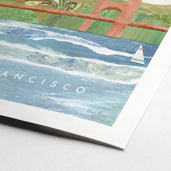 Плакат II, 30 x 40 cm San Francisco - Travelposter-image-1