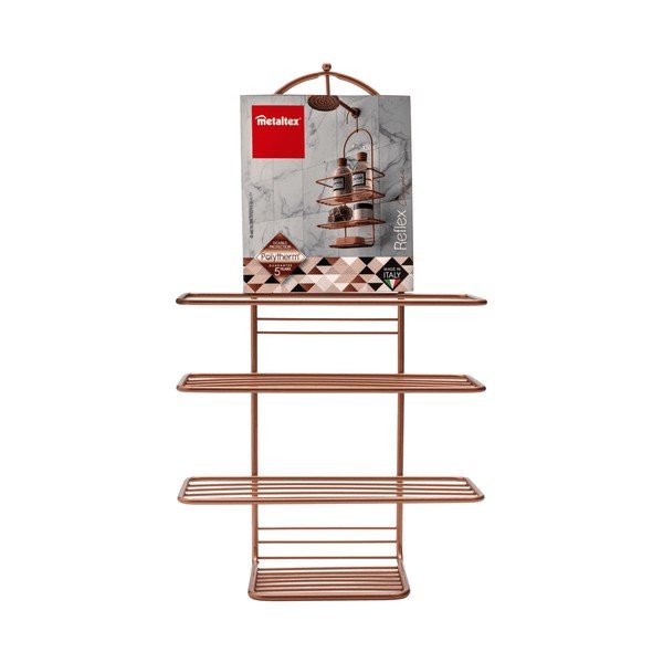 Рафт за окачване в банята Copper - Metaltex-image-2