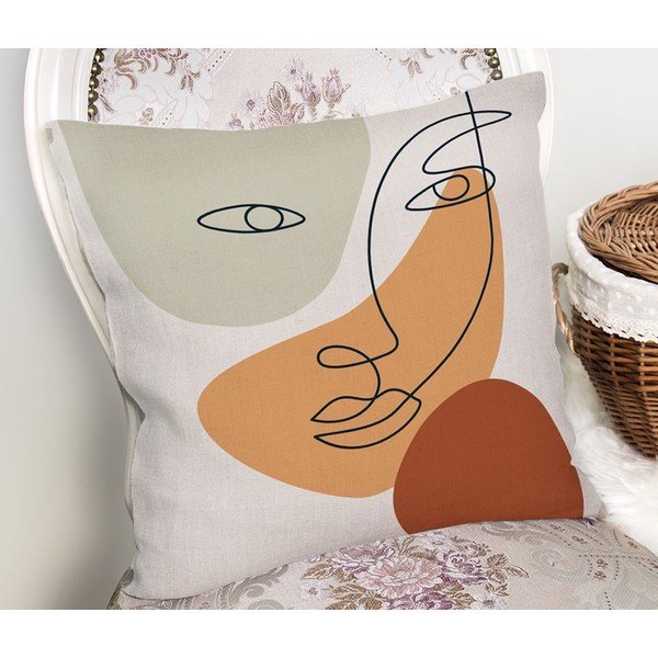 Калъфка за възглавница Post Modern, 45 x 45 cm - Minimalist Cushion Covers-image-2