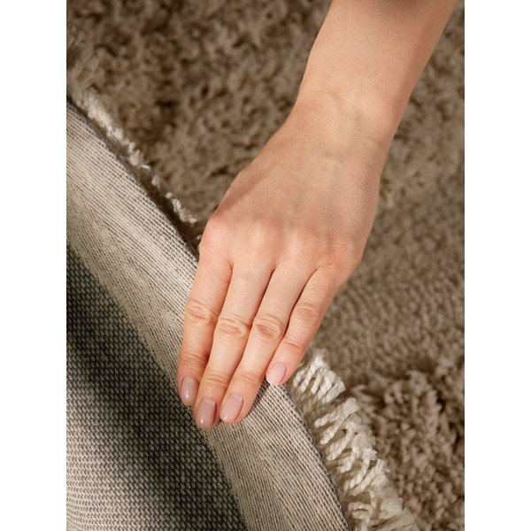 Бежов ръчно изработен кръгъл килим ø 160 cm Lambeth Jasper – Ted Baker-image-2