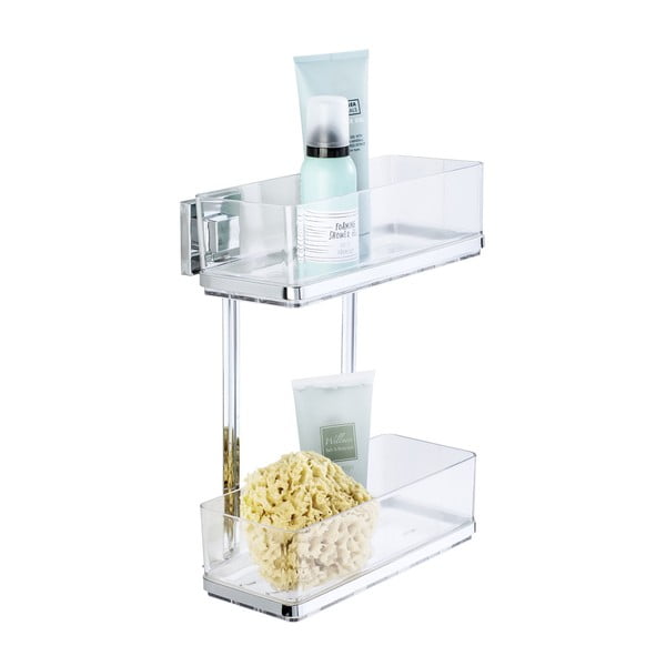 Самоносеща двуетажна етажерка Vacuum-Loc, 14 x 25,5 cm - Wenko-image-2