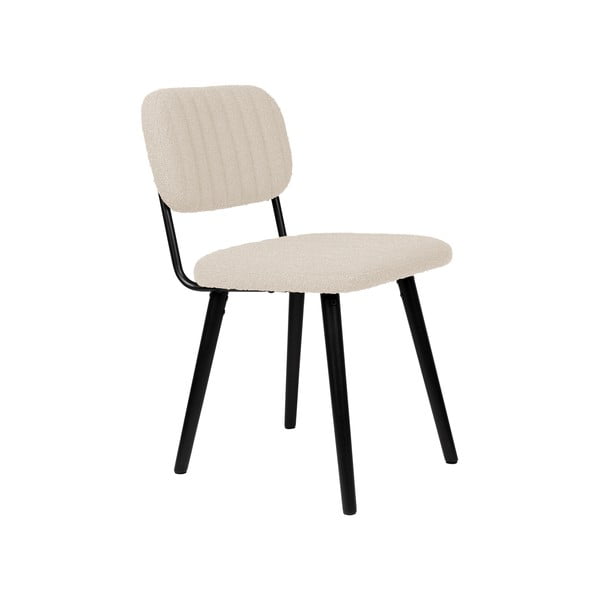 Кремав трапезен стол Jake – White Label