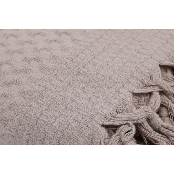 Светлокафява памучна олекотена покривка за легло Кафява, 220 x 240 cm - Mijolnir-image-2